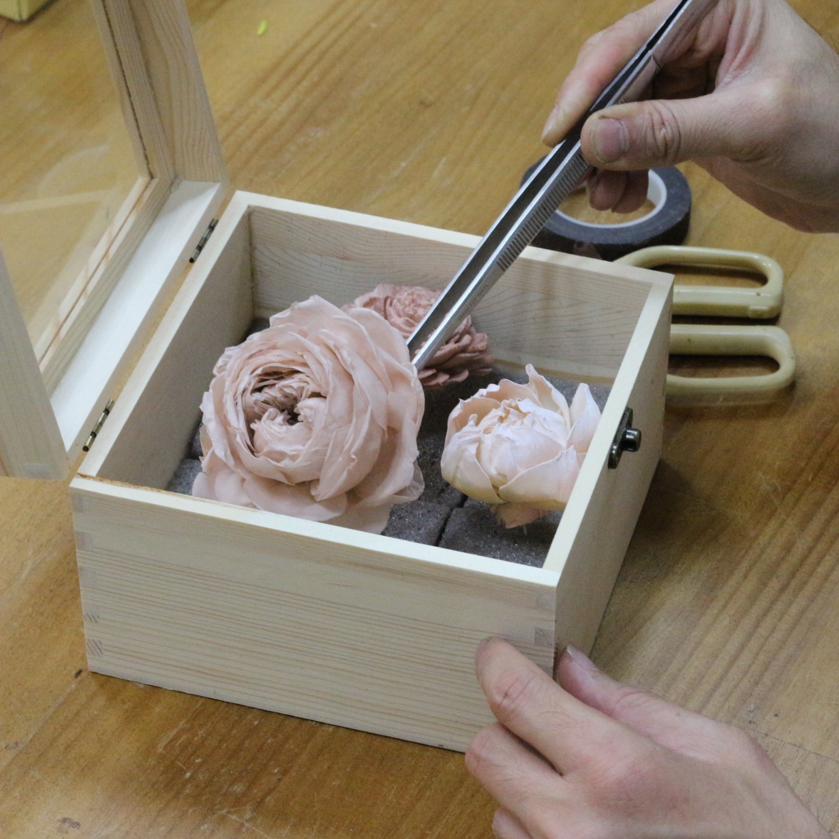 永恆花花盒+精油/材料包【含教學視頻】