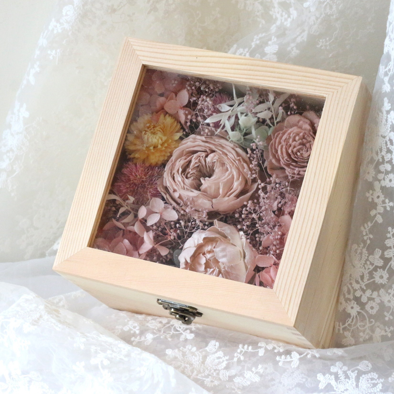 永恆花花盒+精油/材料包【含教學視頻】