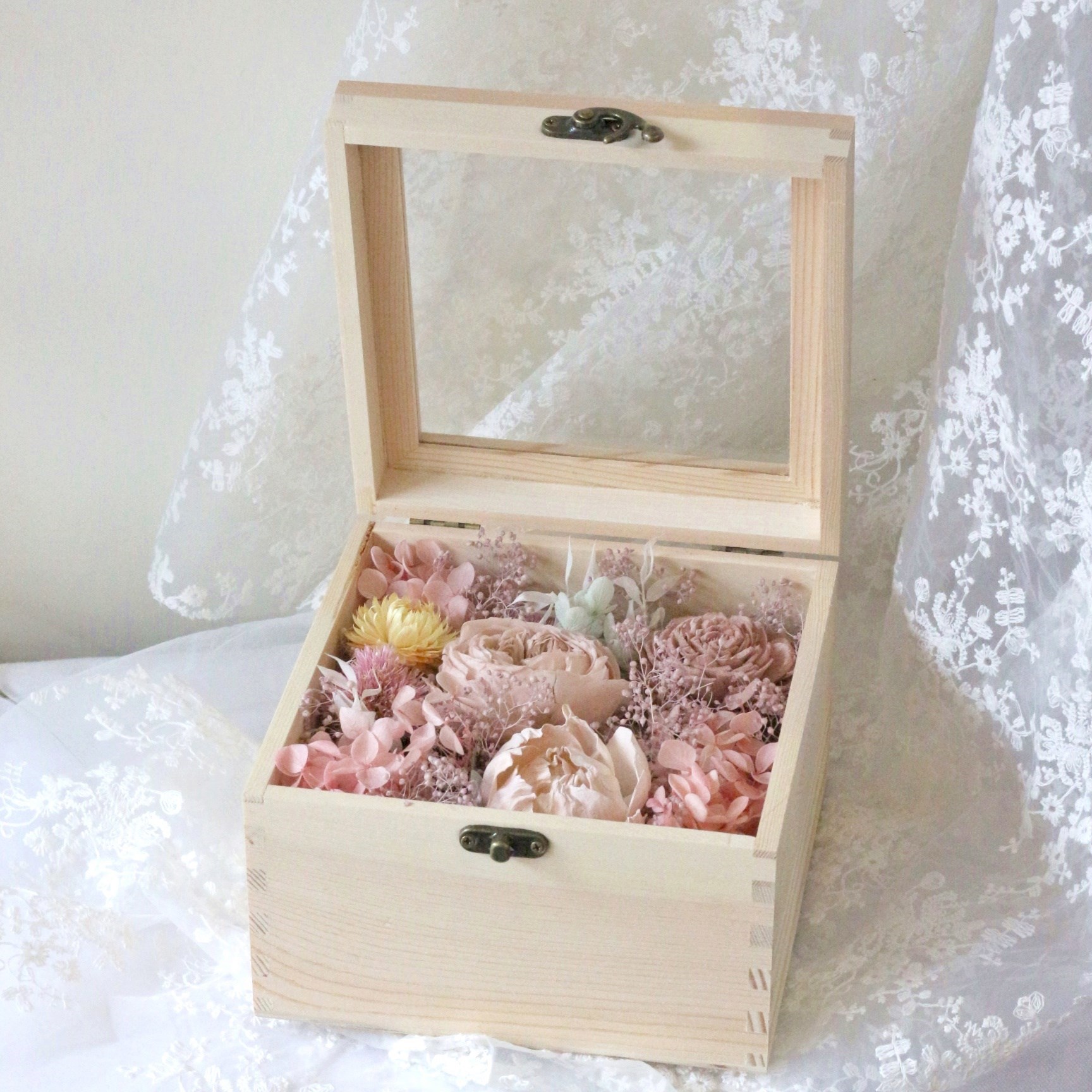 永恆花花盒+精油/材料包【含教學視頻】